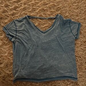 Free People Open Back V-Neck Women's Top